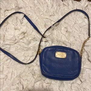 Michael Kors blue small crossbody